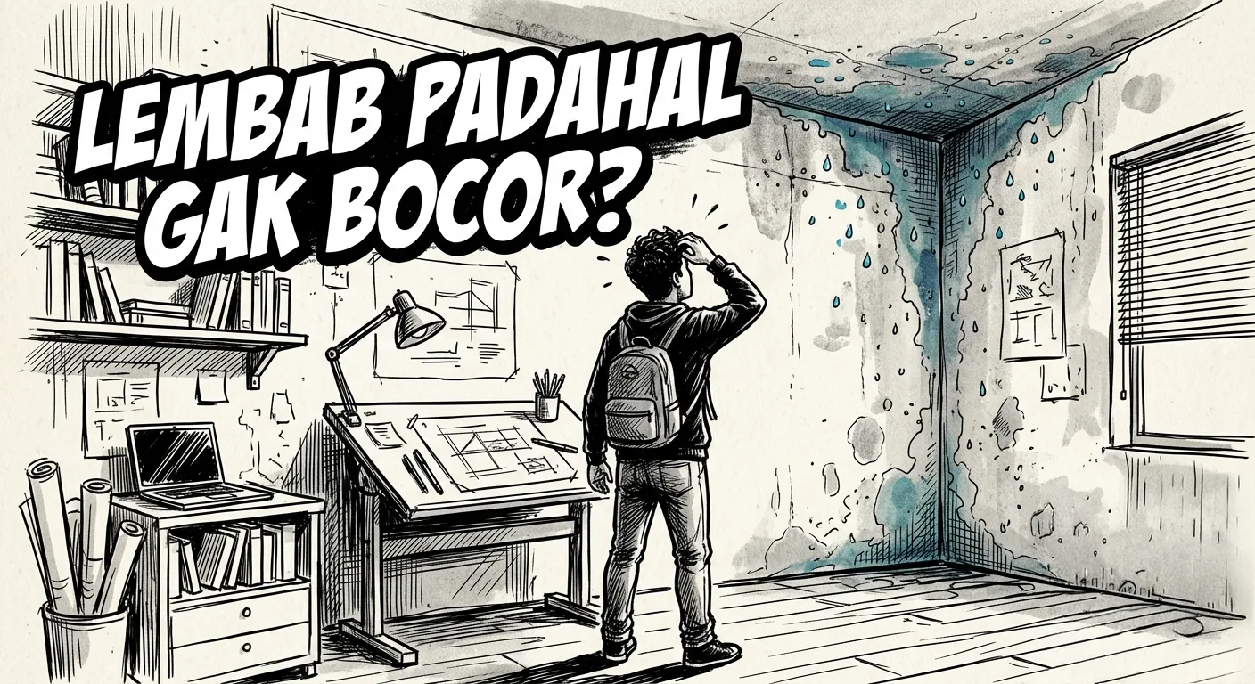 Rumah Lembab Padahal Tidak Bocor? Ini Penyebabnya