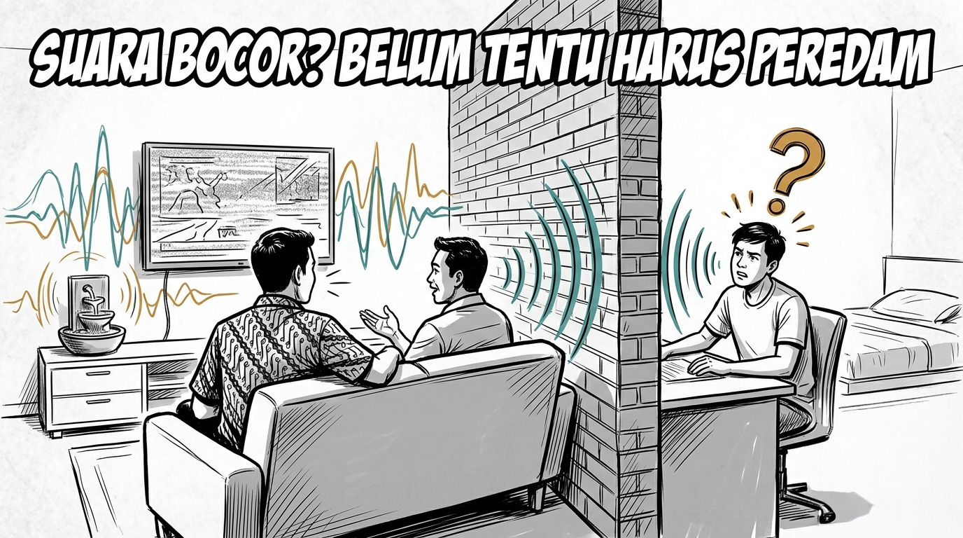Suara Bocor ke Tetangga? Belum Tentu Harus Soundproofing
