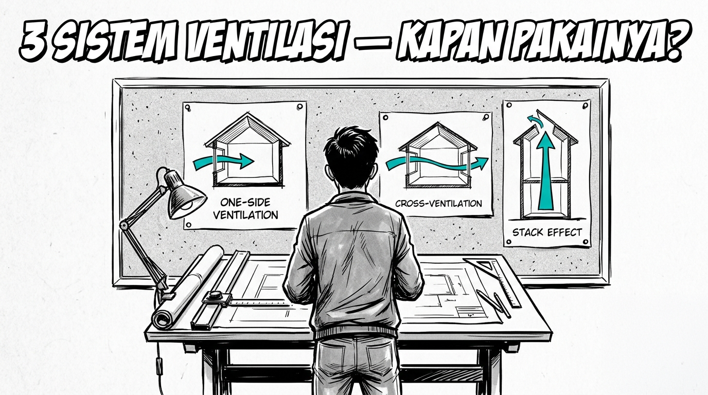 Tiga Sistem Ventilasi yang Perlu Diketahui Setiap Arsitek — dan Kapan Memakainya