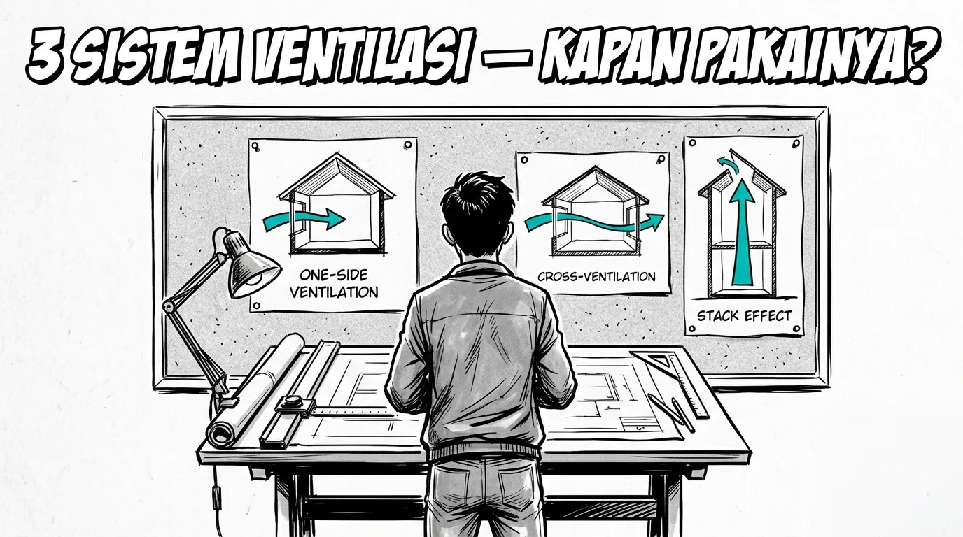 Tiga Sistem Ventilasi yang Perlu Diketahui Setiap Arsitek — dan Kapan Memakainya