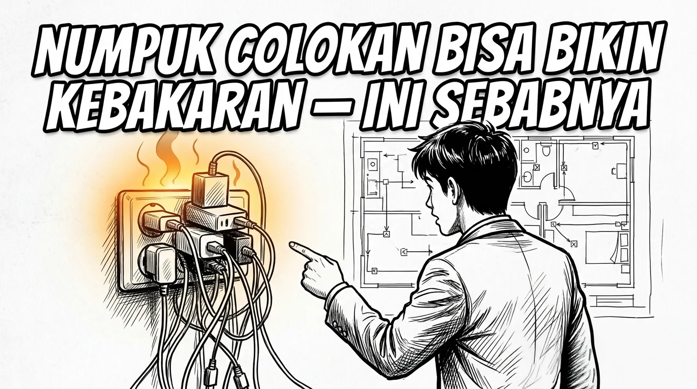 Kenapa Numpuk Colokan Bisa Bikin Kebakaran? Ini Penjelasan Teknisnya