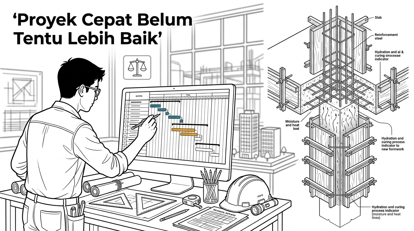 Proyek Cepat Belum Tentu Lebih Baik, Kenapa Material Butuh Waktu?