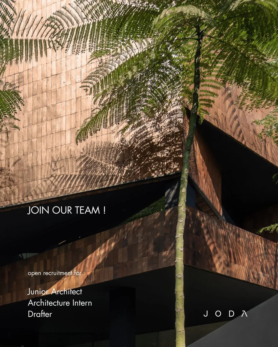 Poster Junior Architect, Architecture Intern, Drafter di JODA Architecture Studio 1
