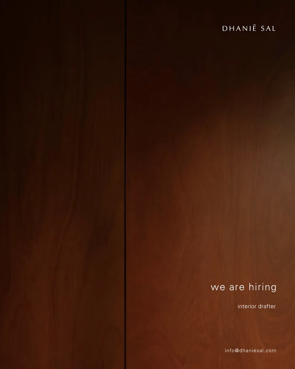 Poster Interior Drafter - Tangerang Selatan | Dhanie & Sal 1