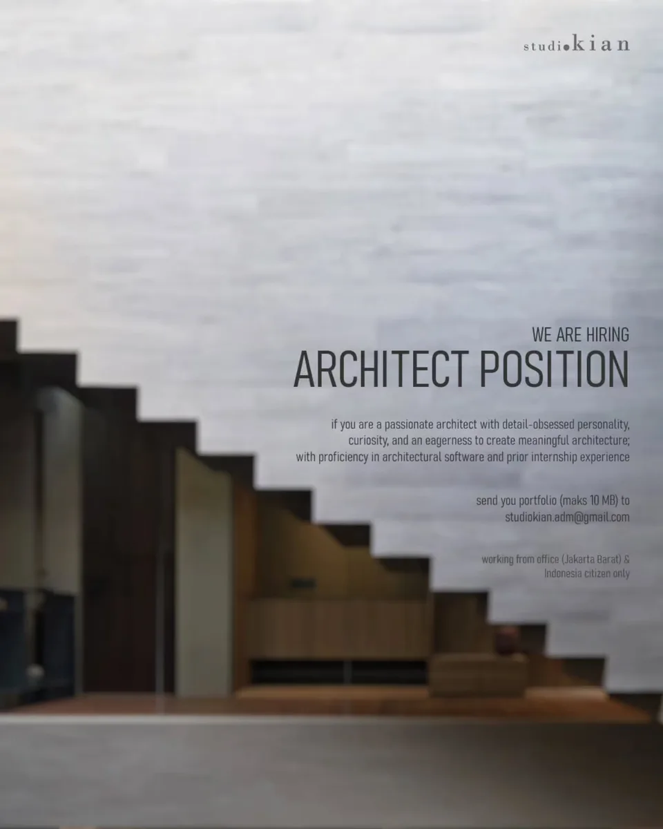 Poster Arsitek - Jakarta | studiokian 1