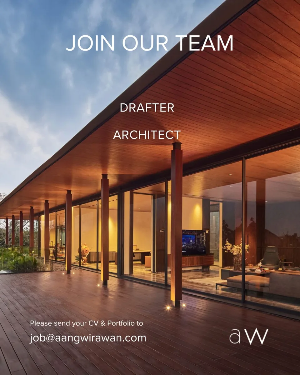 Poster Drafter, Architect - Adm. Jakarta Selatan | Aang Wirawan Studio 1