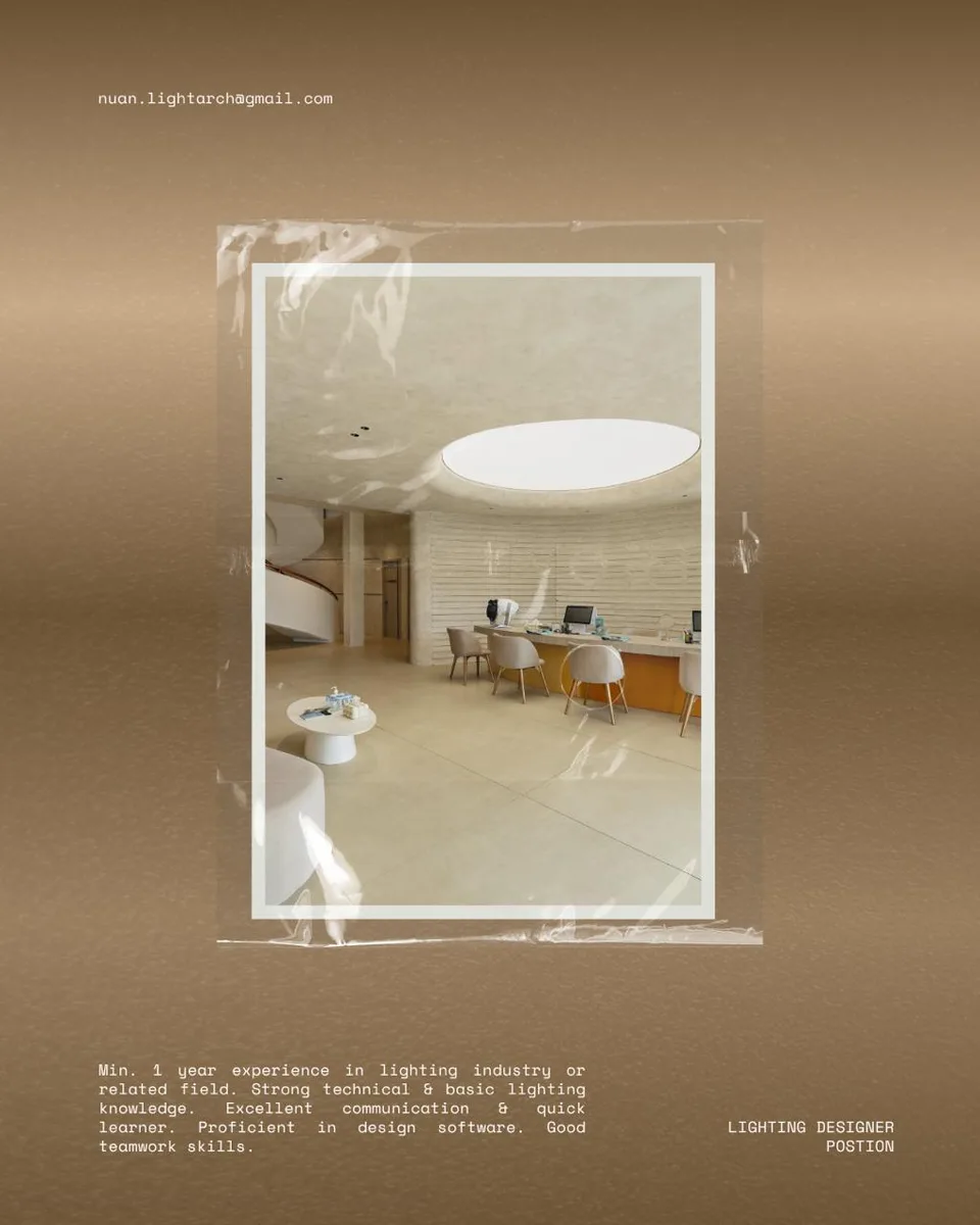 Poster Lighting Designer - Tangerang | Nuan Lightarch 1