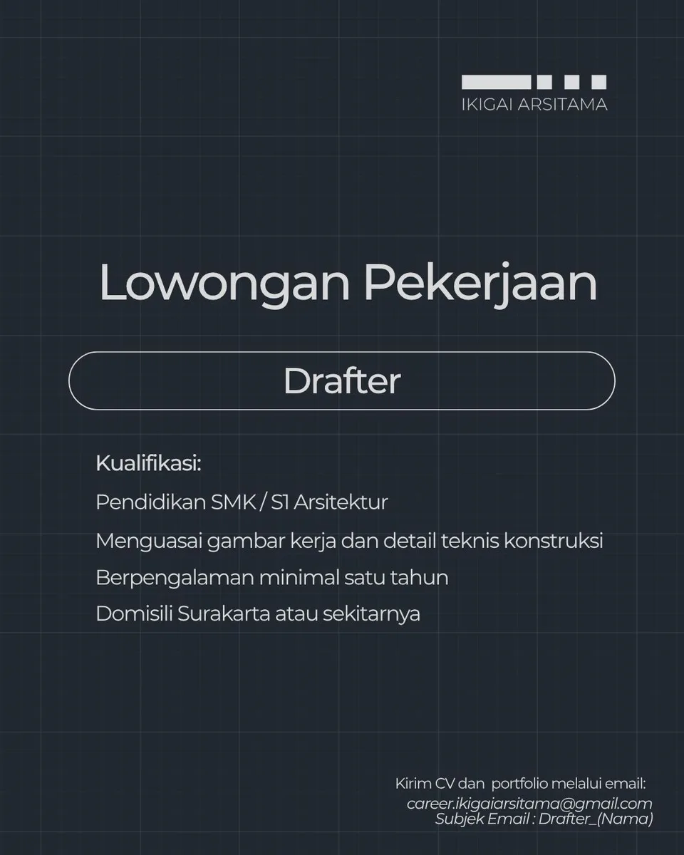 Poster Drafter - Surakarta | Ikigaiarsitama 1