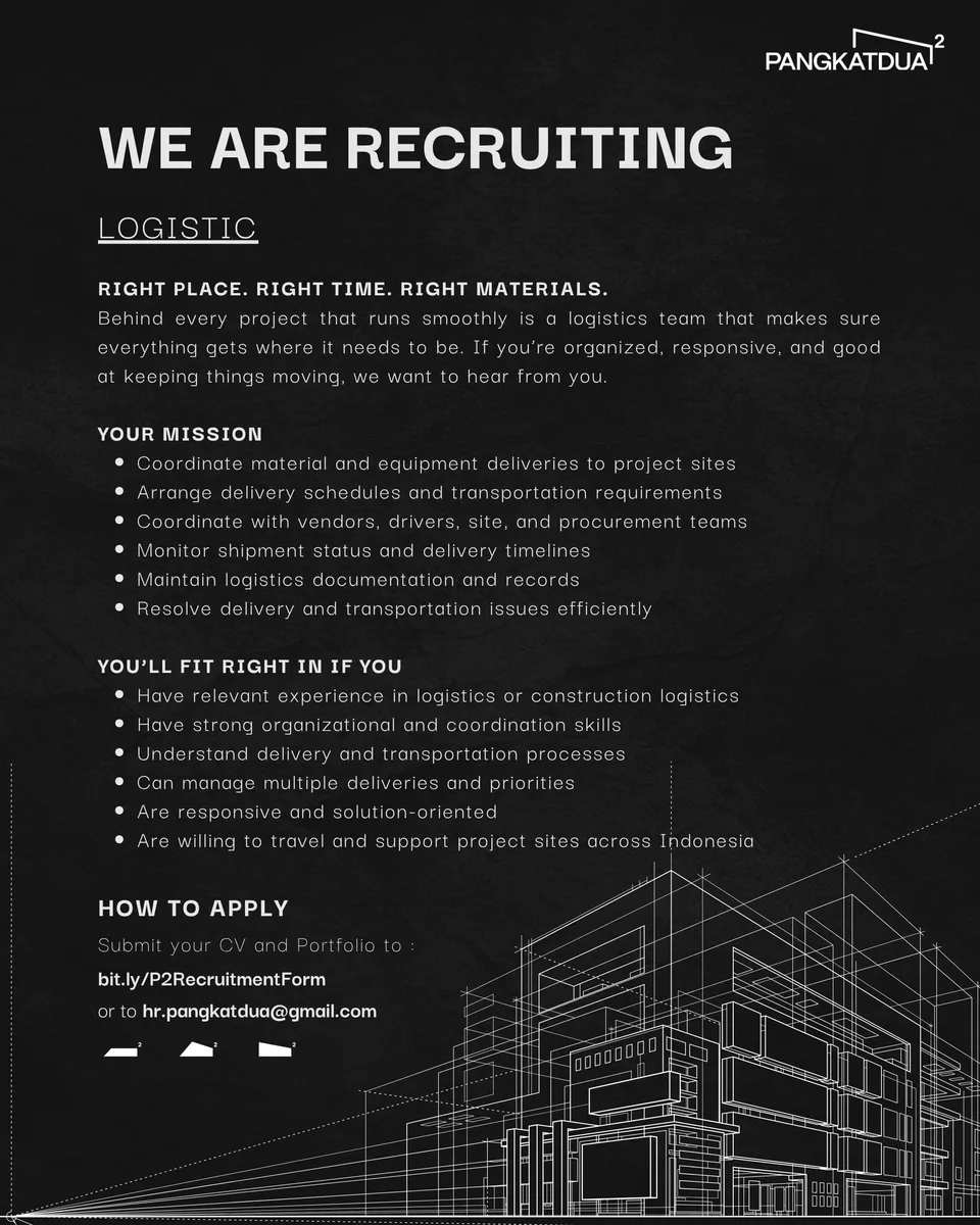 Poster lowongan Project Manager di Pangkat Dua [P²] Bali 5