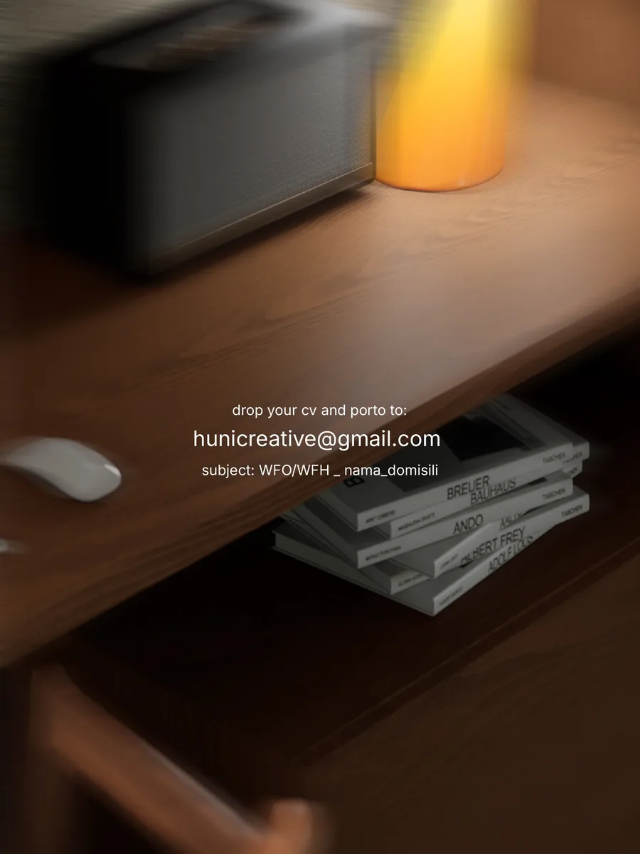 Poster Interior Designer - Jember | Atelier Huni 3