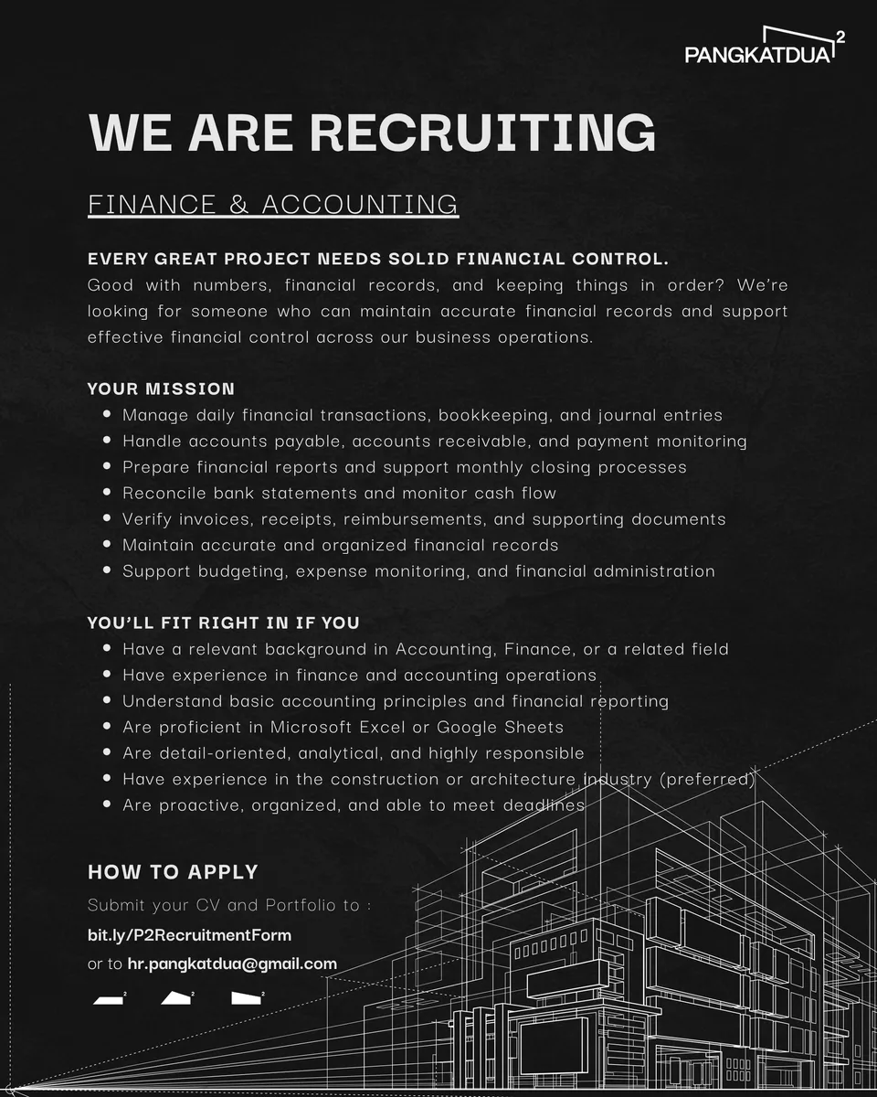 Poster lowongan Project Manager di Pangkat Dua [P²] Bali 8