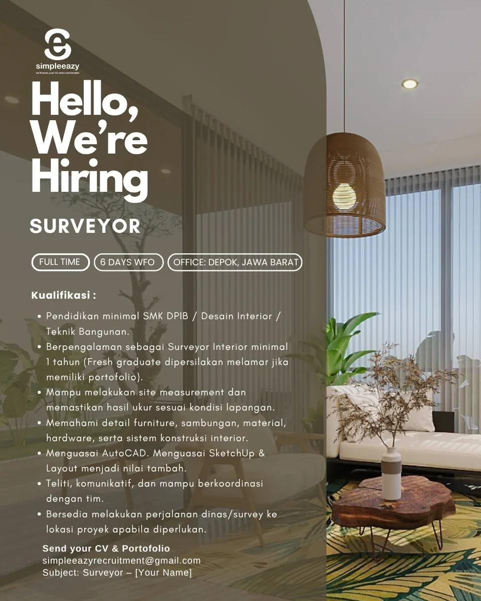 Poster Estimator - Yogyakarta | Desainer Simple 2