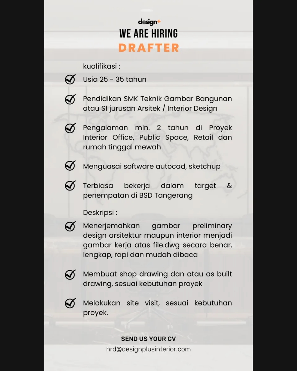 Poster Estimator di Designplusinterior 2