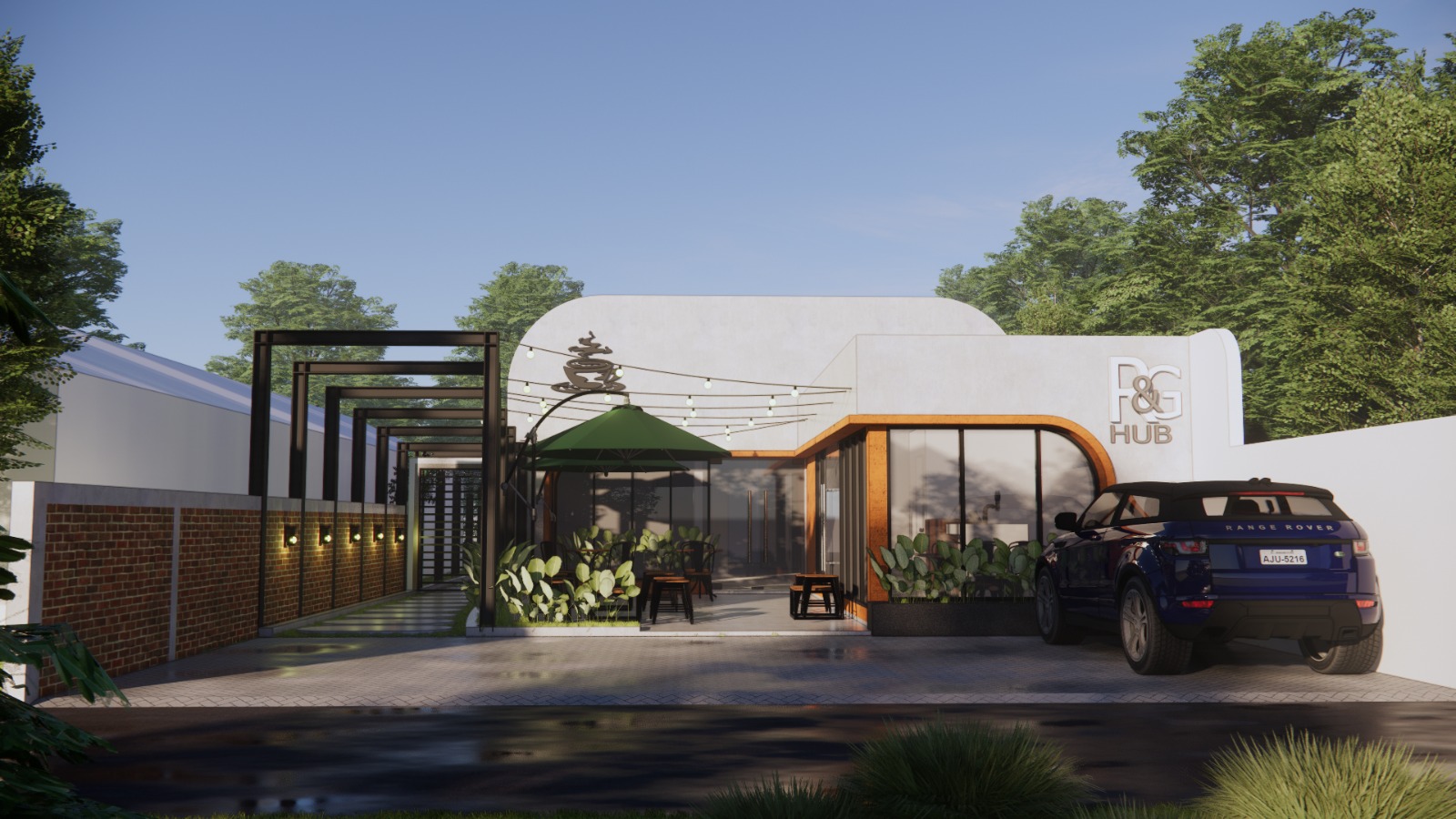 Cafe and Gym Industrial