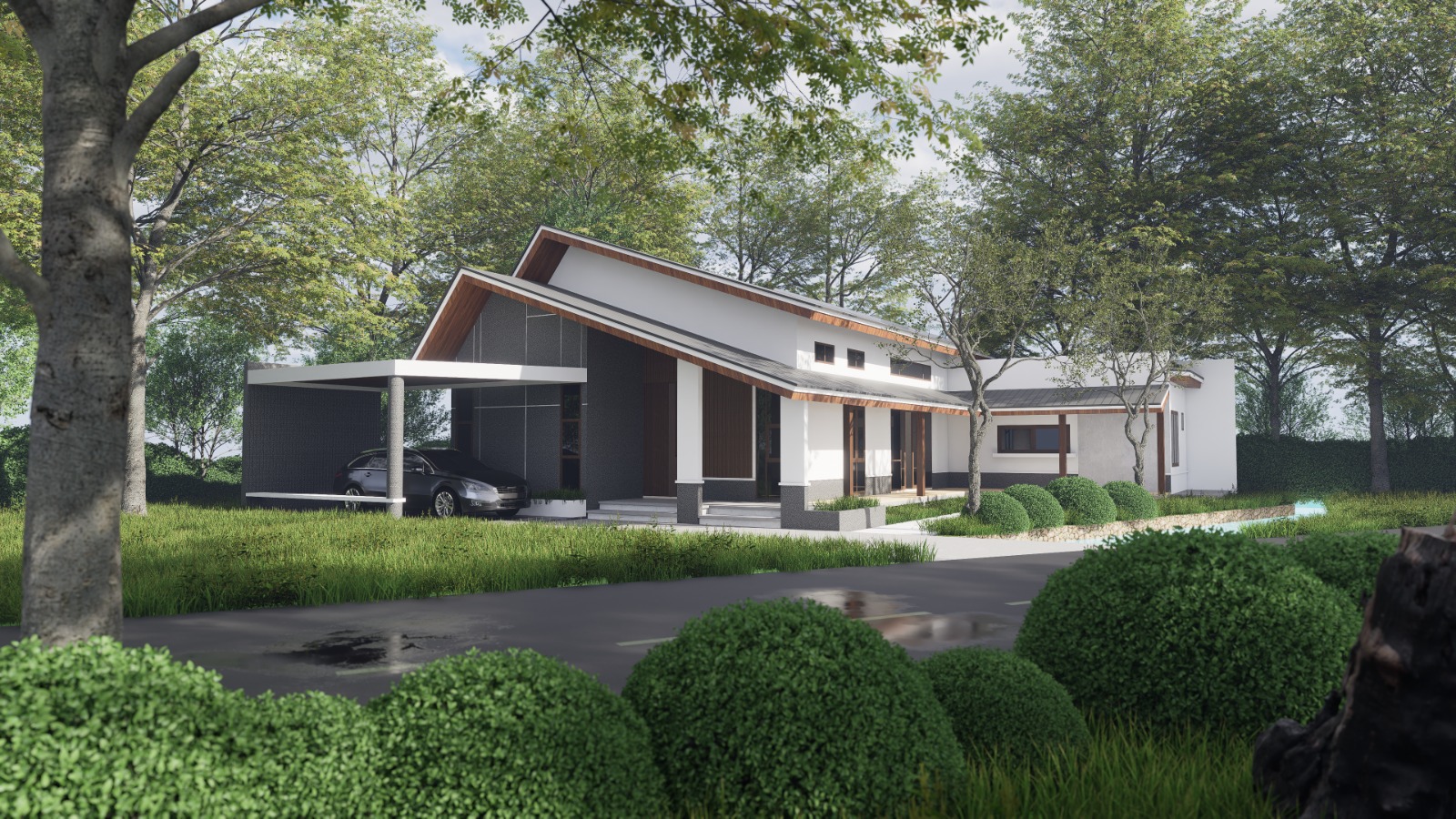 Rumah Japandi Modern