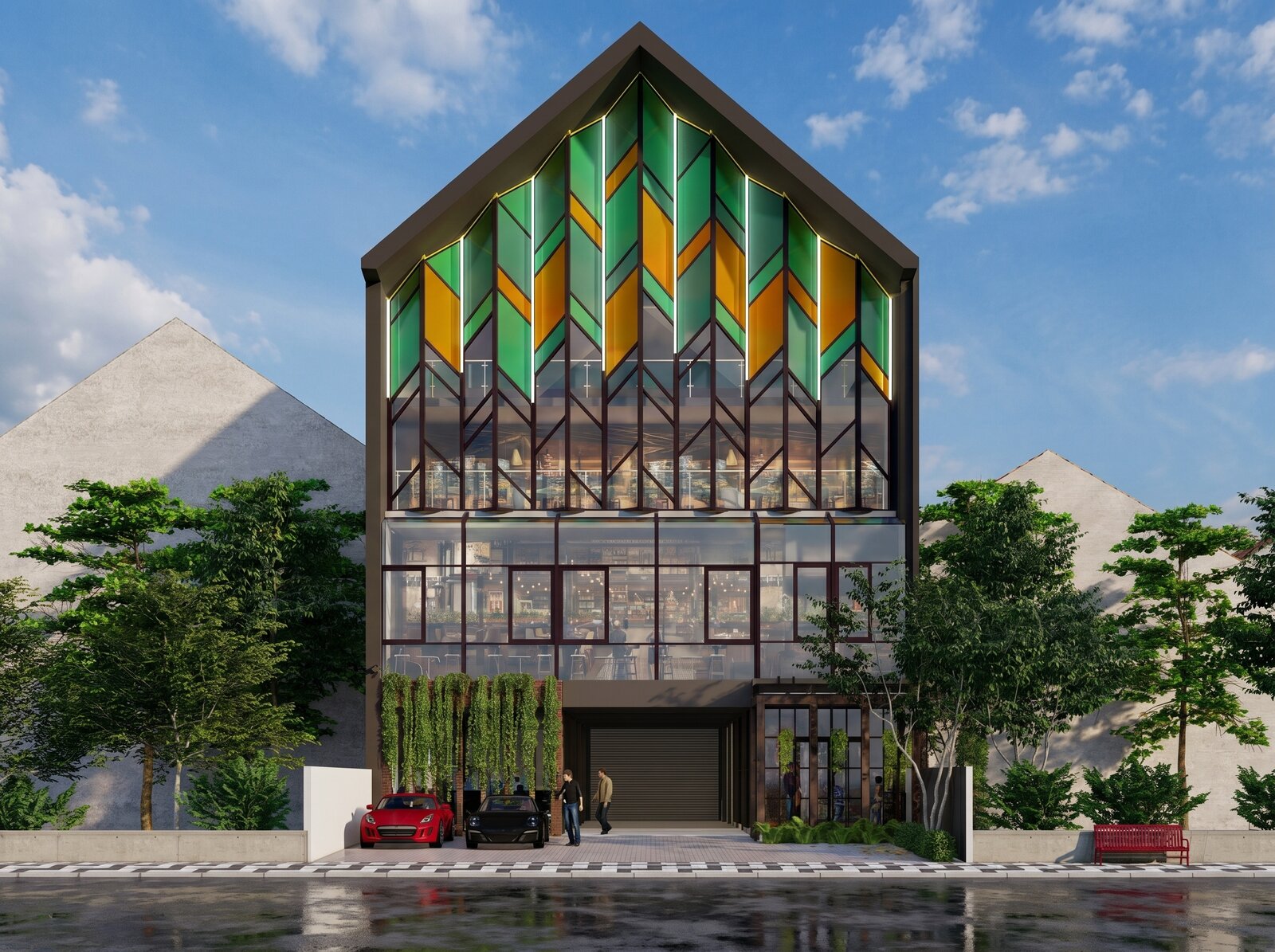 Ruko Cafe & Resto Jemursari Surabaya