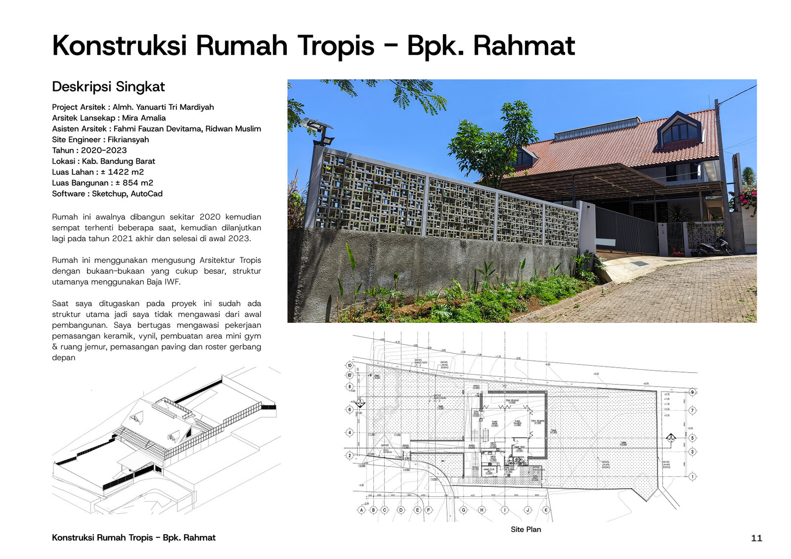 Rumah Tropis 3 Lantai