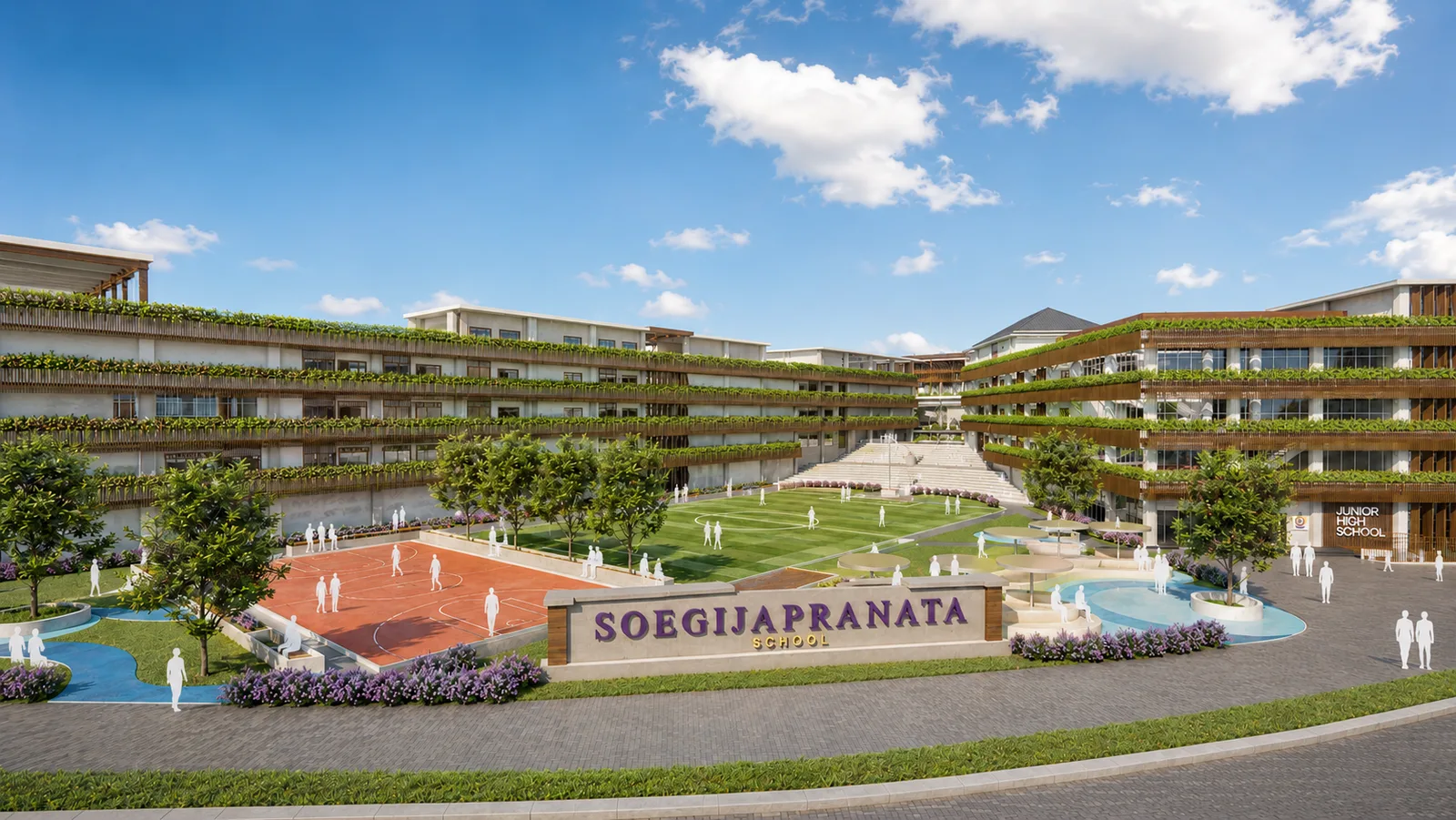 SMP-SMA Katolik Soegijapranata di BSB City Semarang