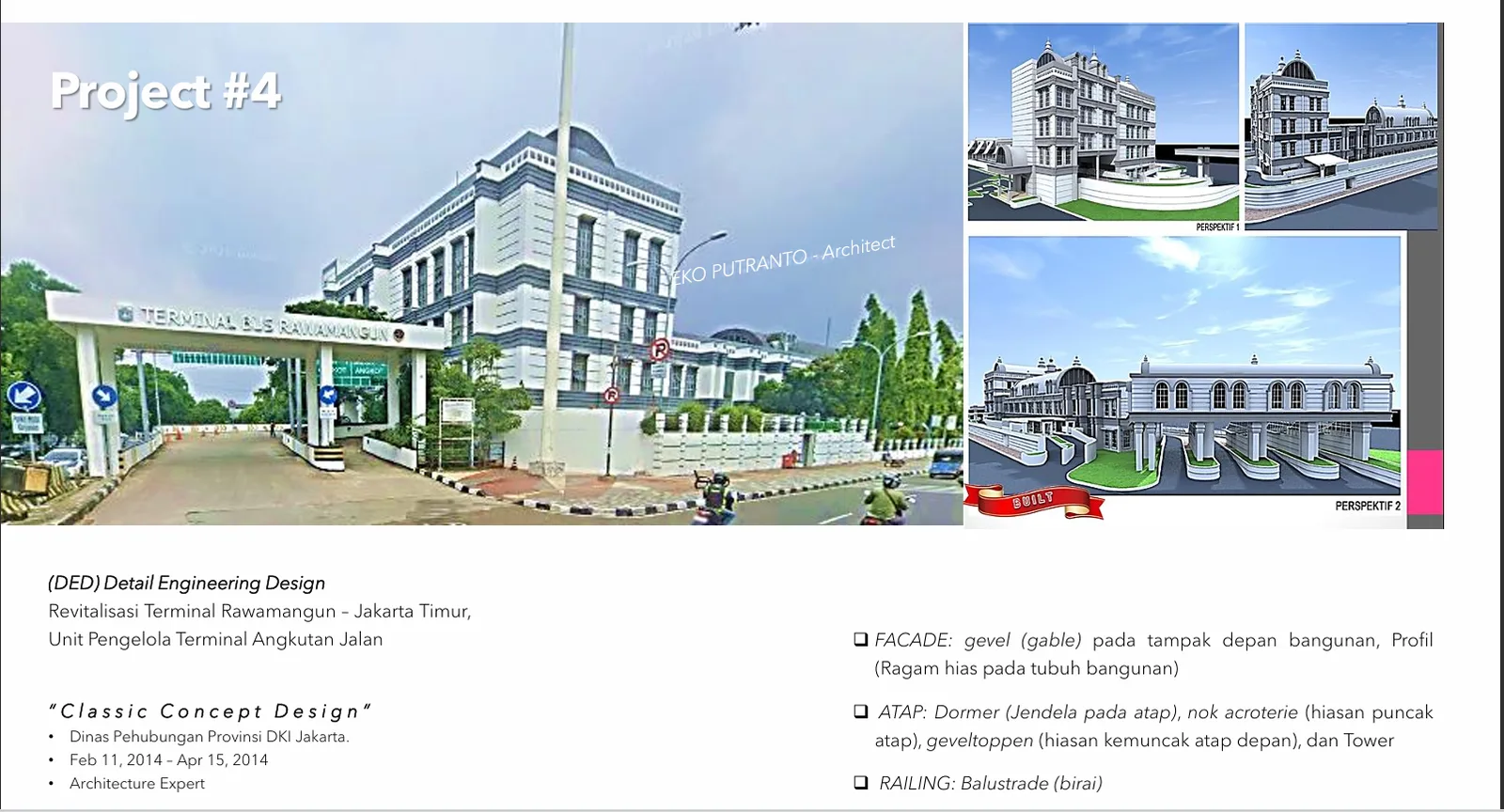 (DED) Detail Engineering Design Revitalisasi Terminal Rawamangun– Jakarta Timur
