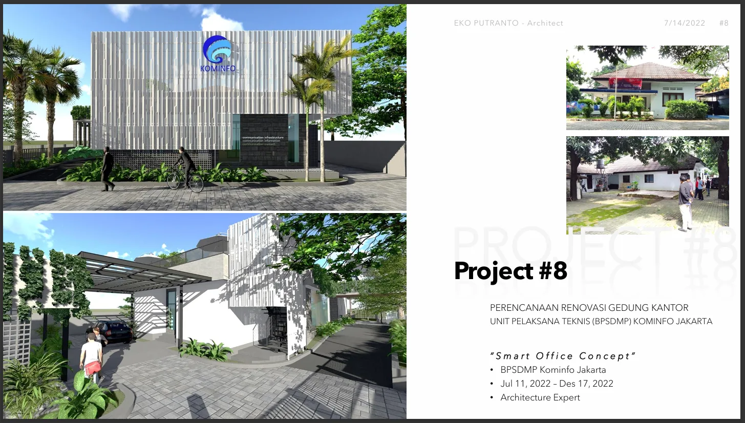 PERENCANAAN RENOVASI GEDUNG KANTOR UNIT PELAKSANA TEKNIS (BPSDMP) KOMINFO JAKARTA
