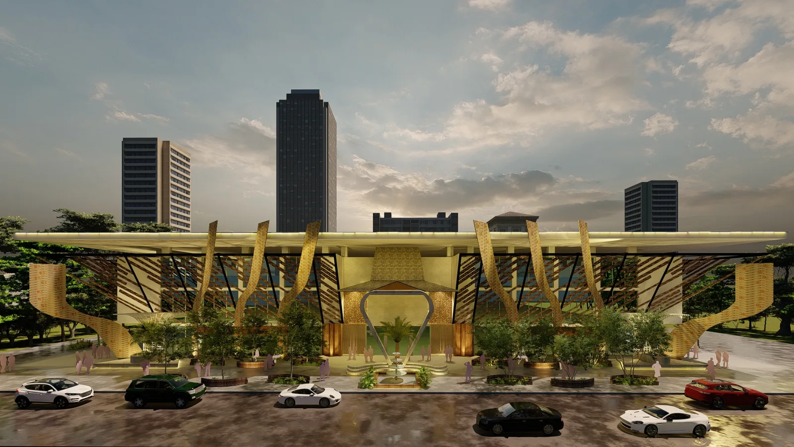 Desain Fasad Bencoolen Mall Bengkulu
