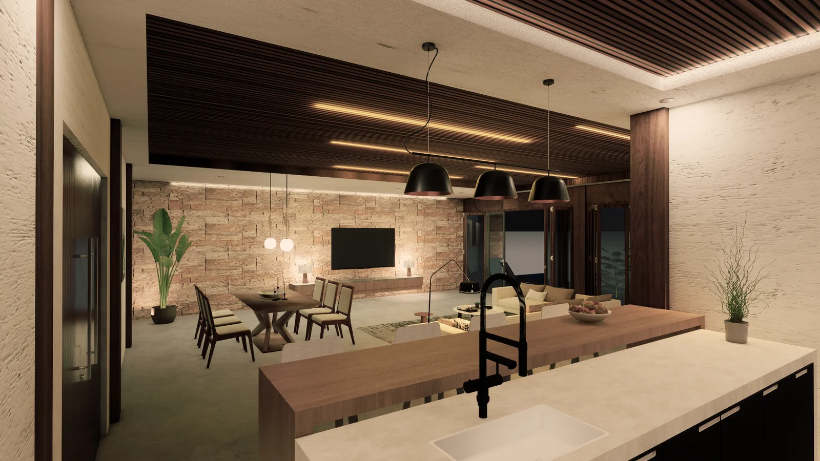 Tropical Minimalis Living Room