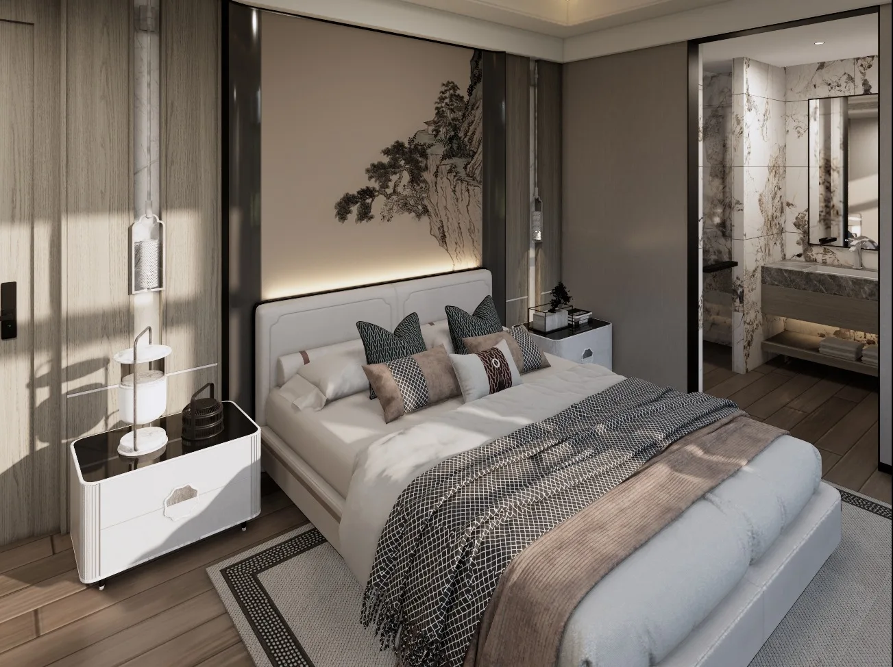 Interior Kamar tidur modern