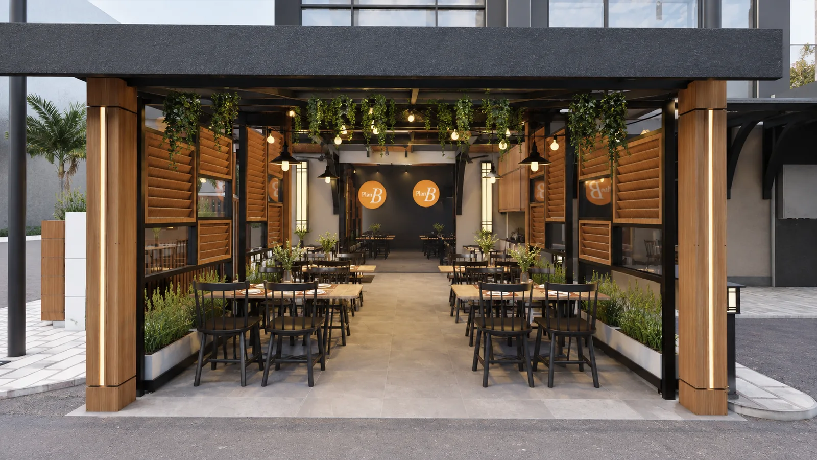 OUTDOOR TERRACE - PLAN B SPANISH RESTO