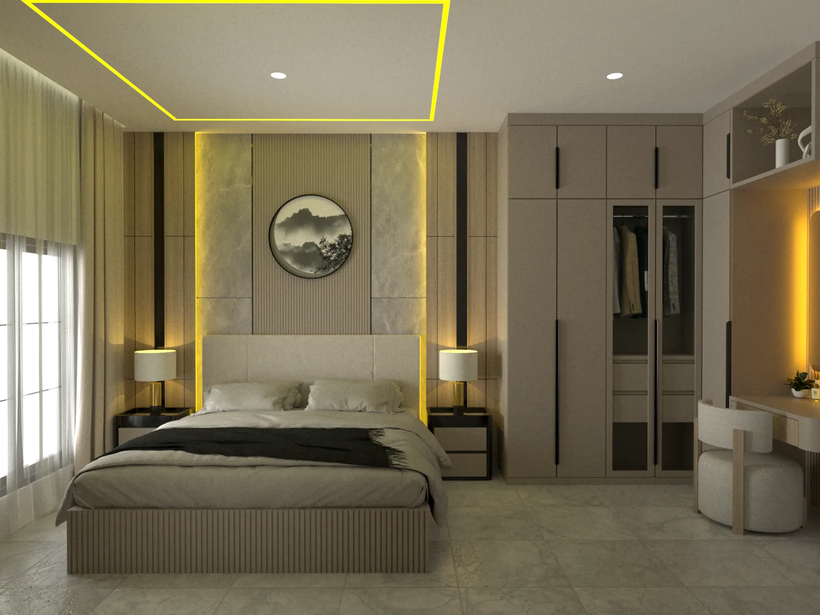 Proyek Interior Kamar Utama