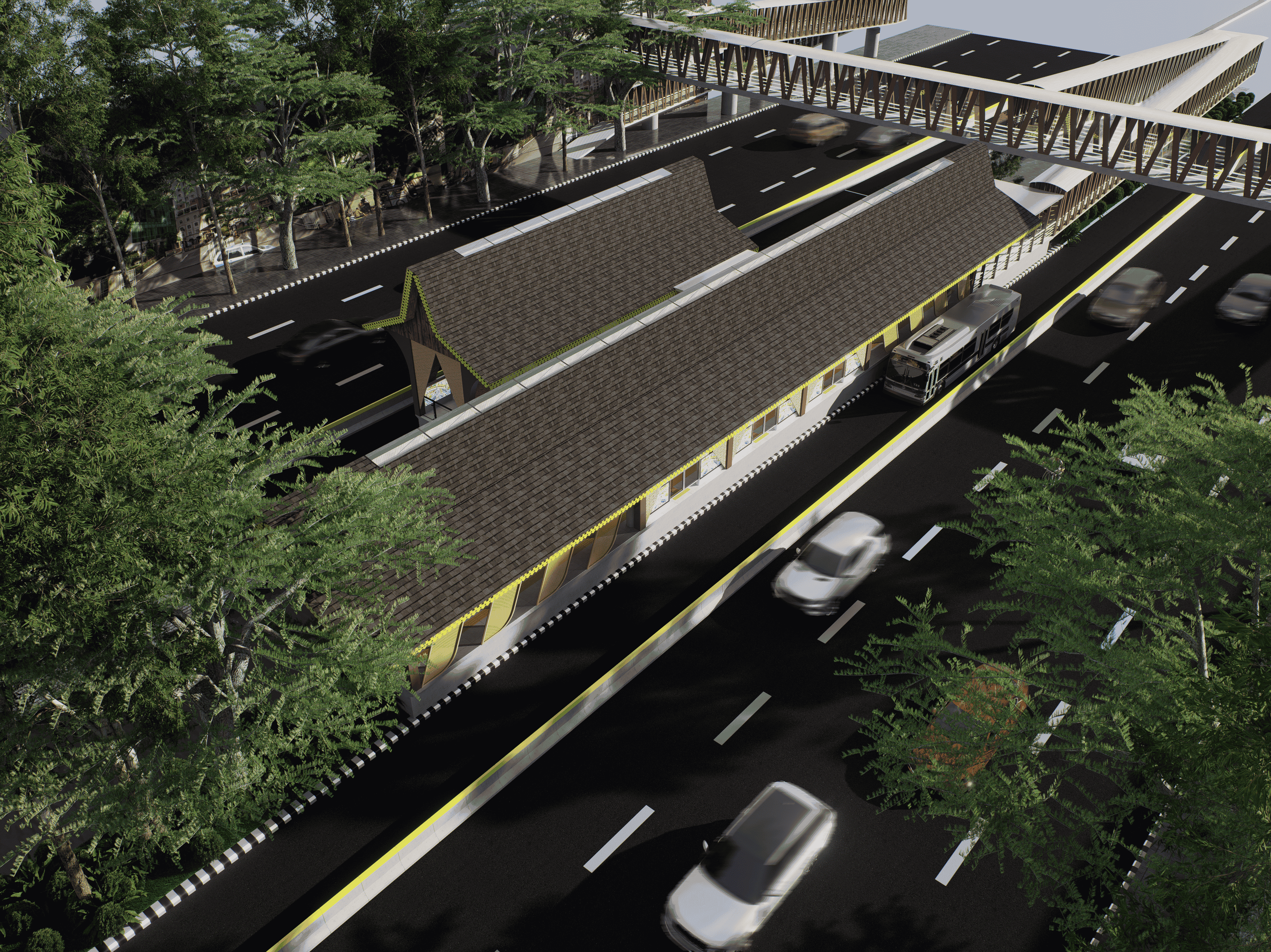 Selasar Betawi - Halte Transjakarta