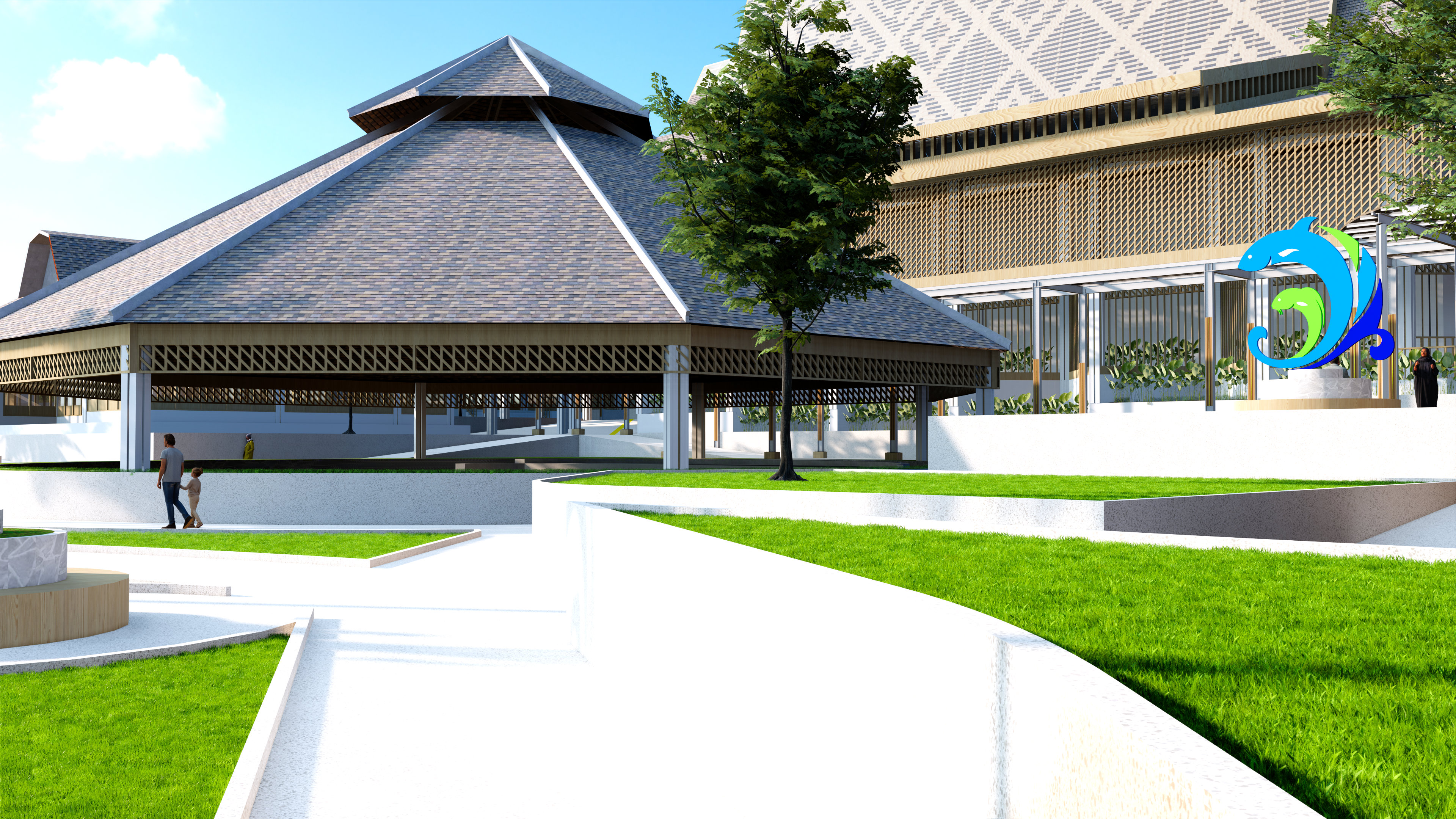 TUGAS AKHIR OMAH BUDAYA LAMONGAN DENGAN PENDEKATAN ARSITEKTUR KONTEKSTUAL
