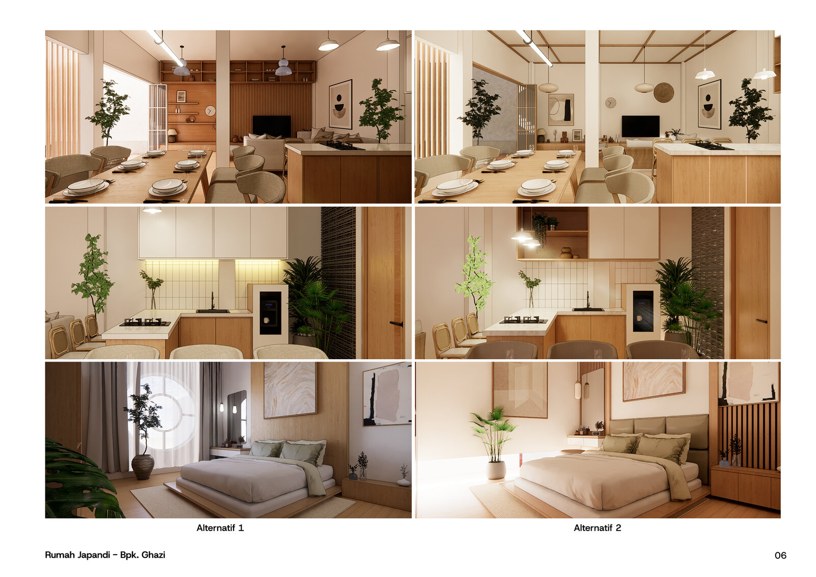 Rumah  Japandi 3 Lantai
