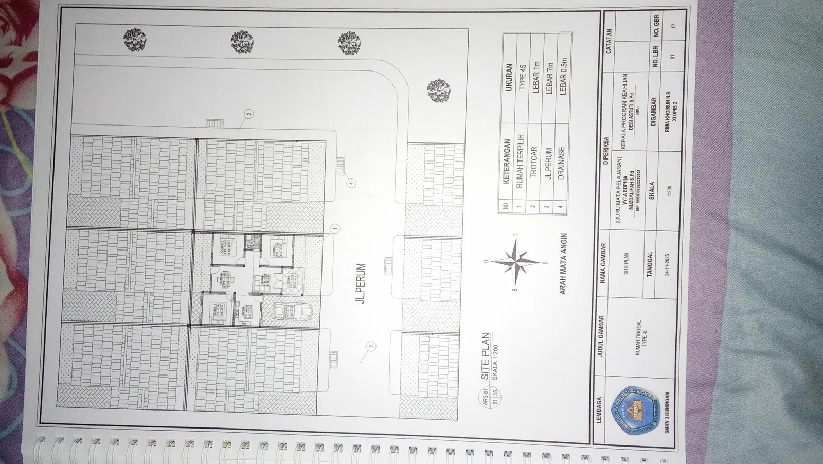 rumah tinggal 1 lantai