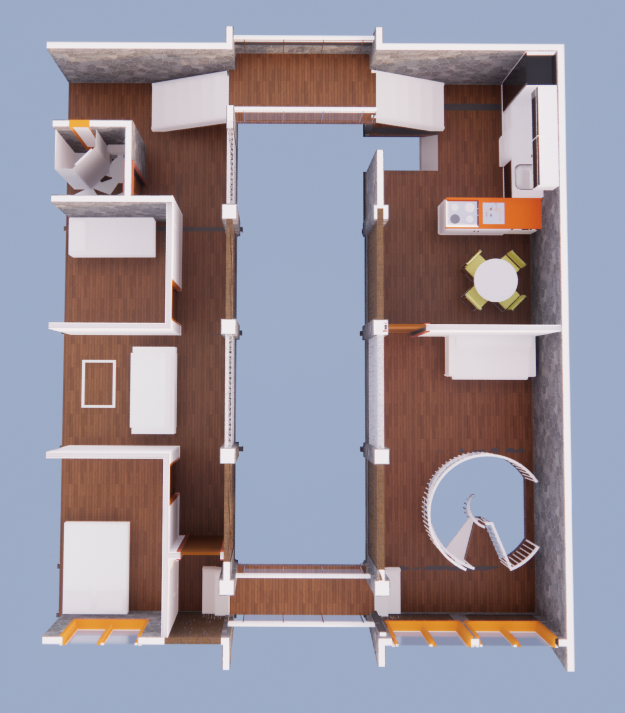 Sayembara Resilience Architechture Rumah tahan banjir 2 Lantai