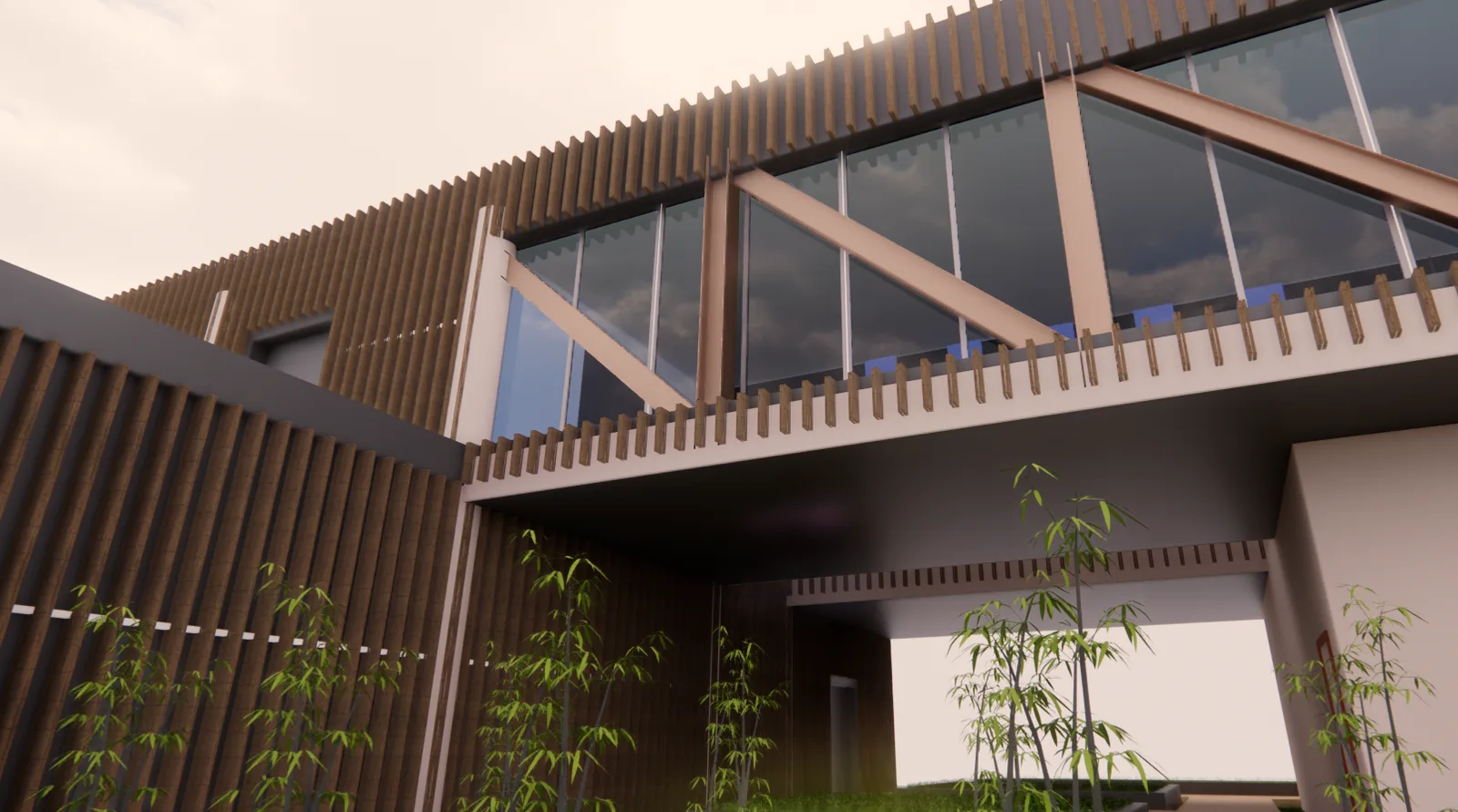 Eduwisata Bambu di Jalan Tunjungan Surabaya (Prinjungan)