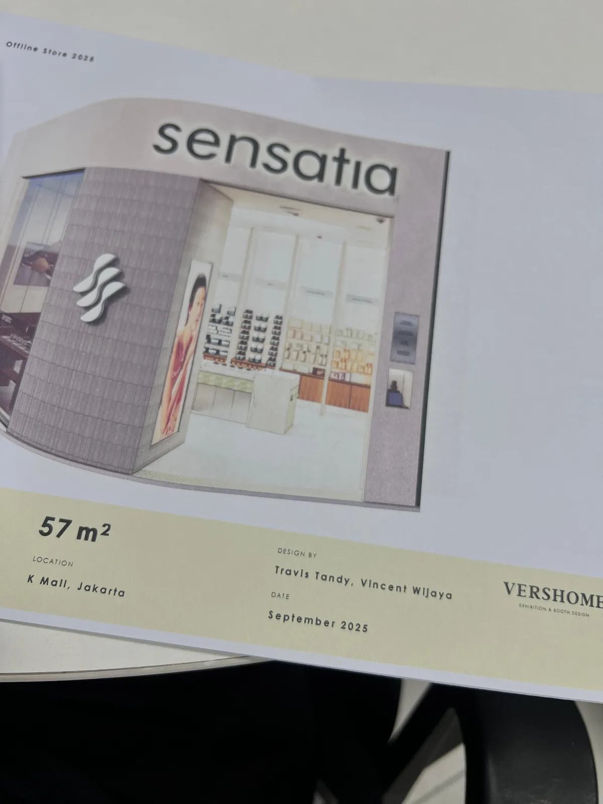 Sensatia Store at K Mall Jakarta, Design Phase 14 Days