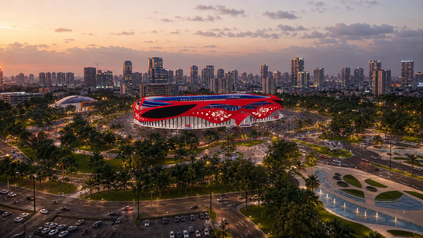 Sport Center With Post - Modern Design