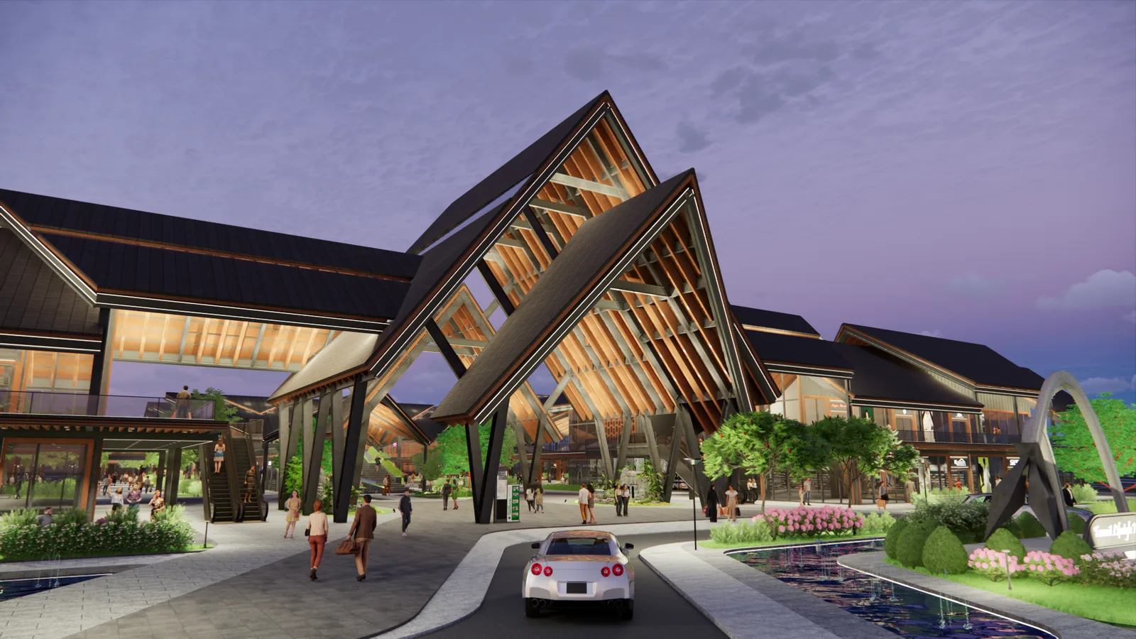 Open-air Shopping Center Intermoda BSD City