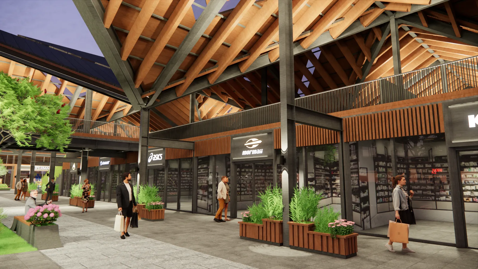 Open-air Shopping Center Intermoda BSD City