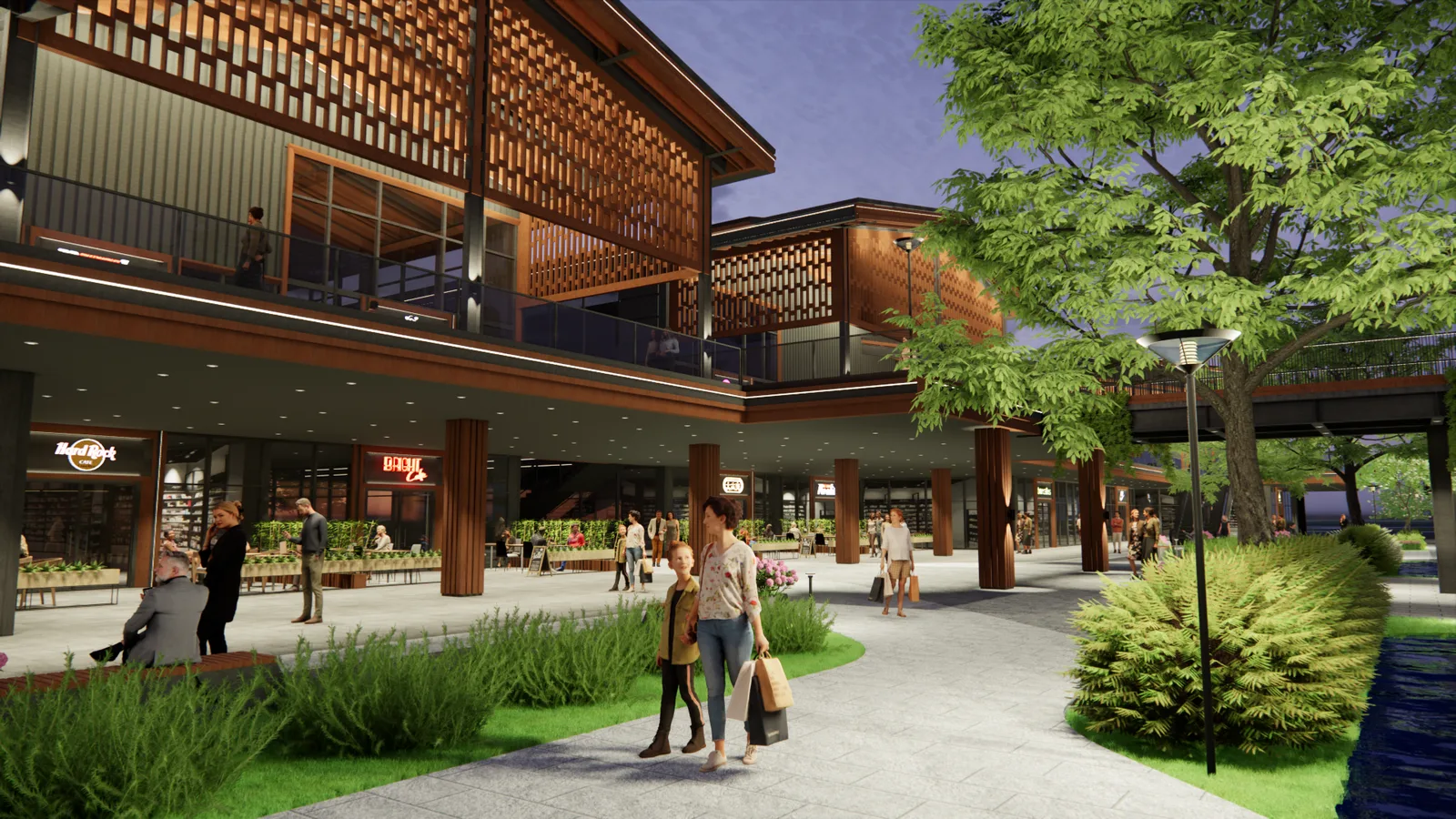 Open-air Shopping Center Intermoda BSD City
