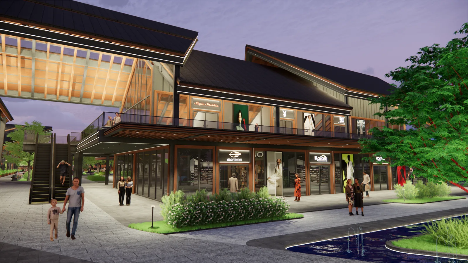 Open-air Shopping Center Intermoda BSD City