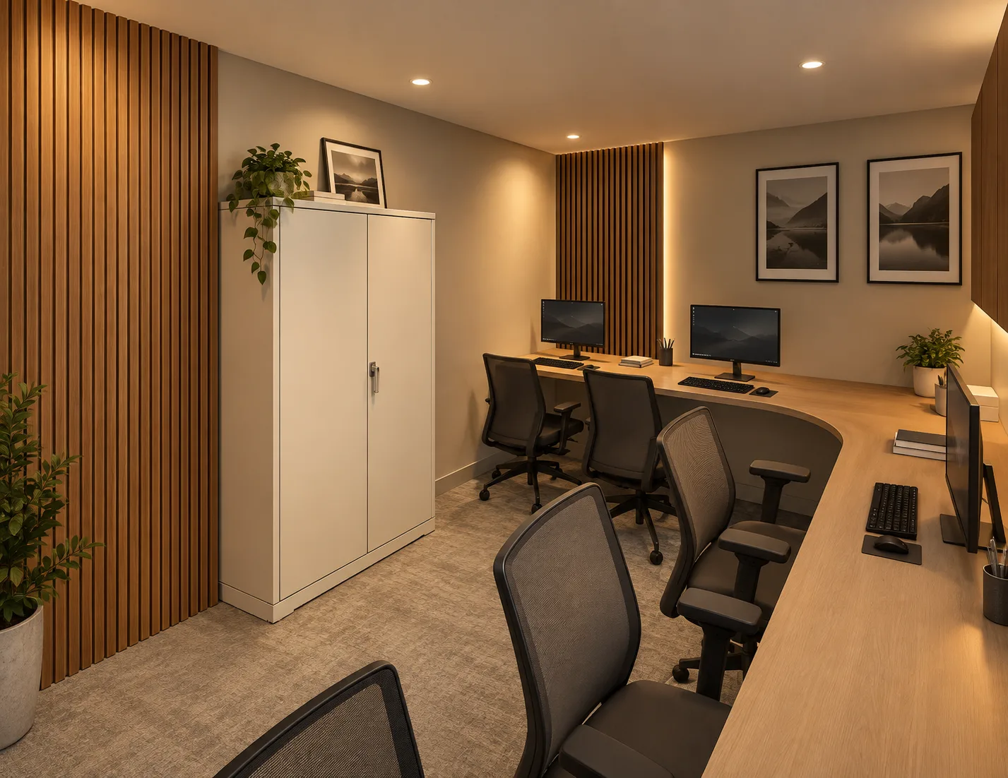 Ruang Kantor 12m2 untuk 5 orang