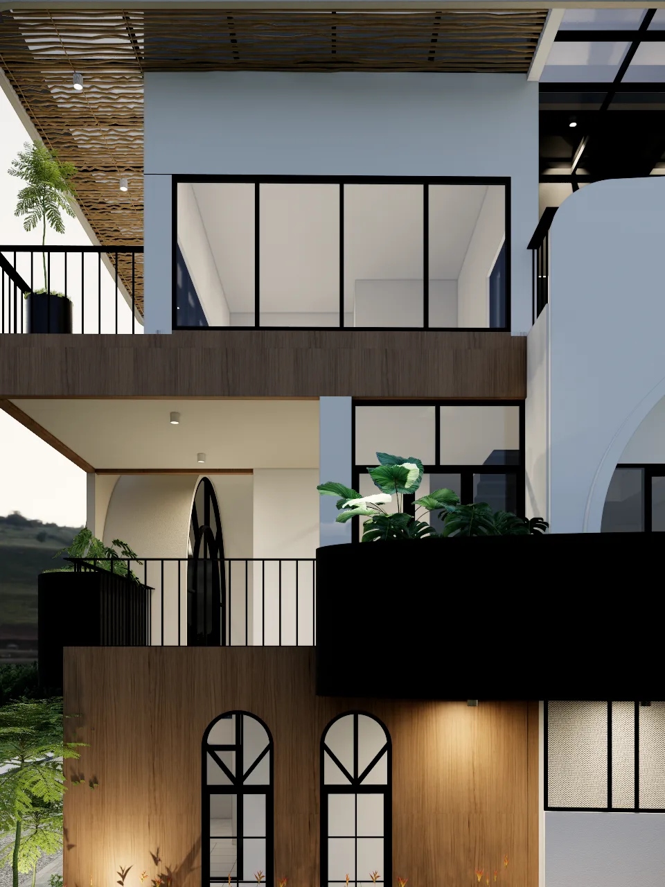 Rumah Tinggal dengan Cafe