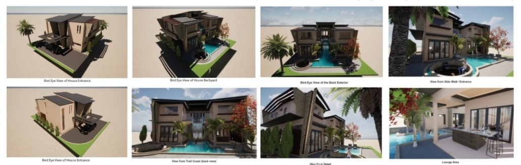 Hybrid housing, markets, museum, sport center (cube), house , school