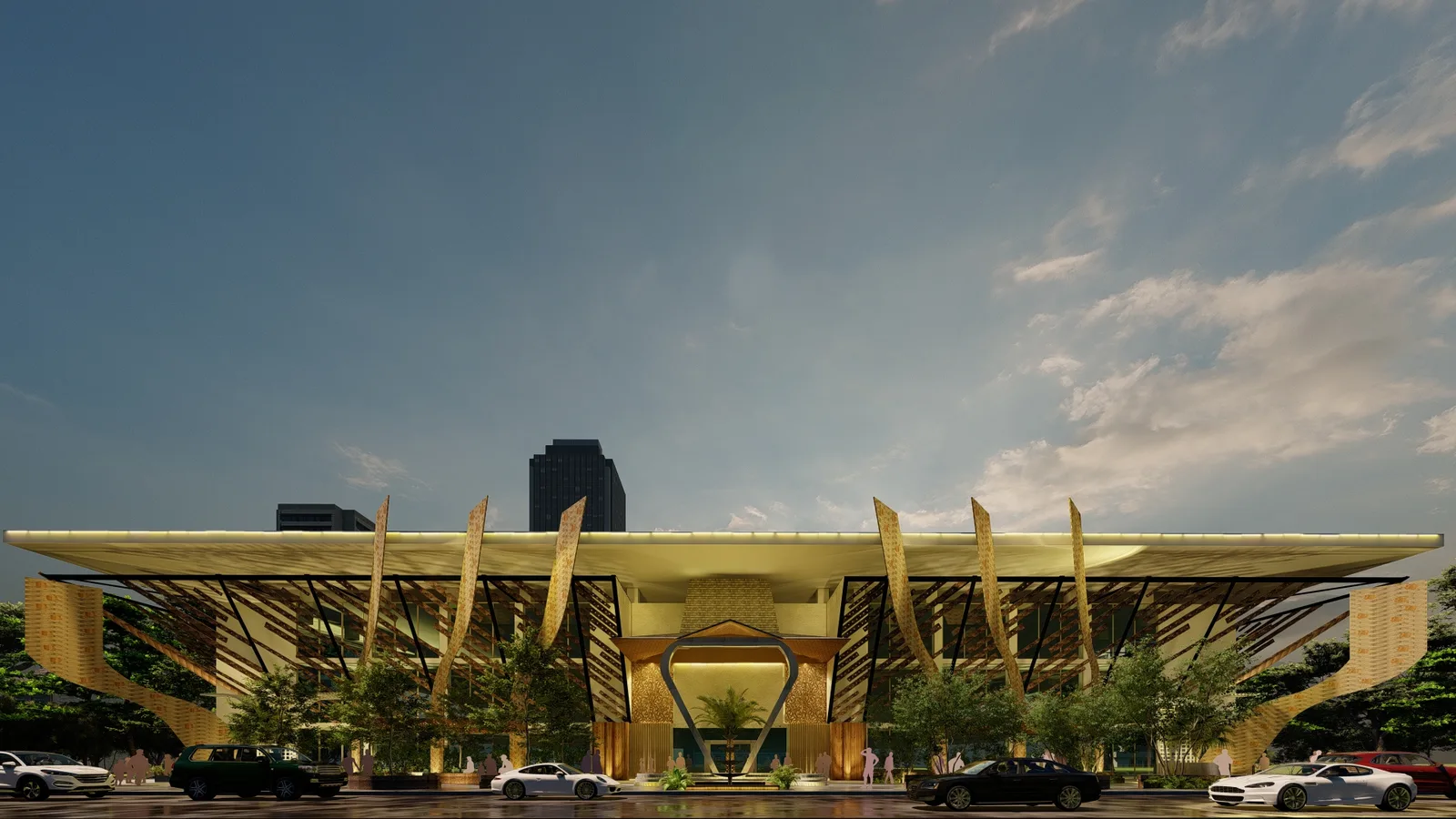 Desain Fasad Bencoolen Mall Bengkulu