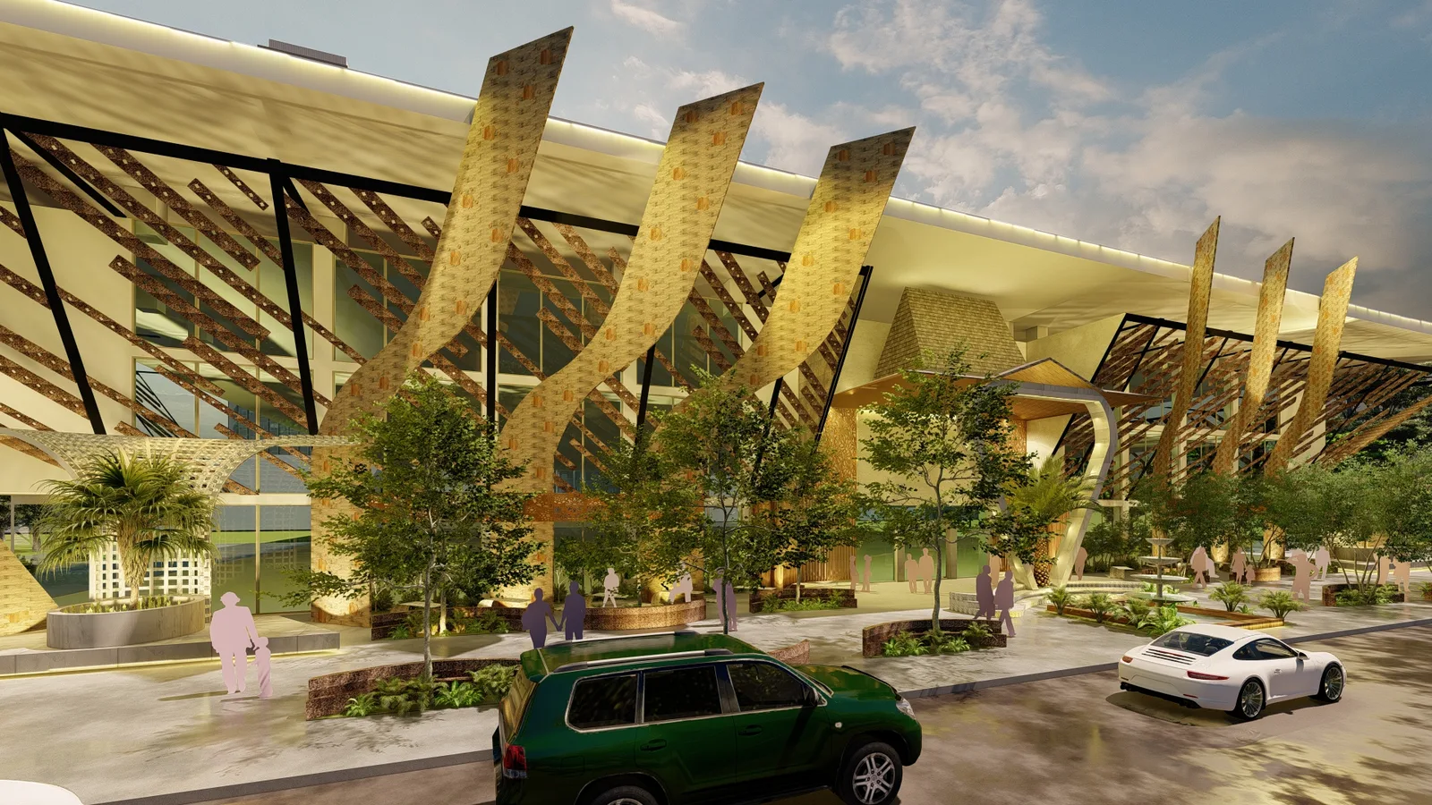 Desain Fasad Bencoolen Mall Bengkulu