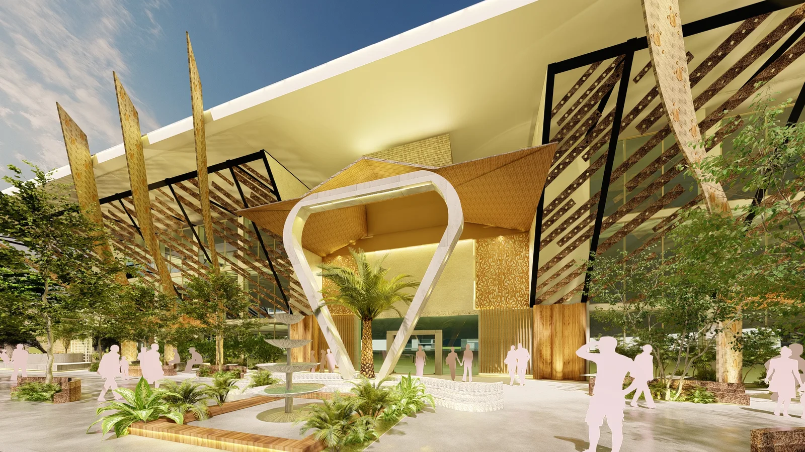 Desain Fasad Bencoolen Mall Bengkulu