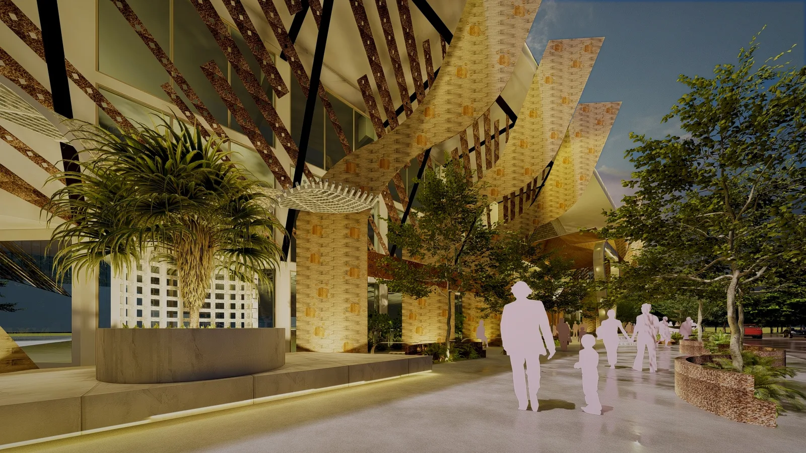 Desain Fasad Bencoolen Mall Bengkulu