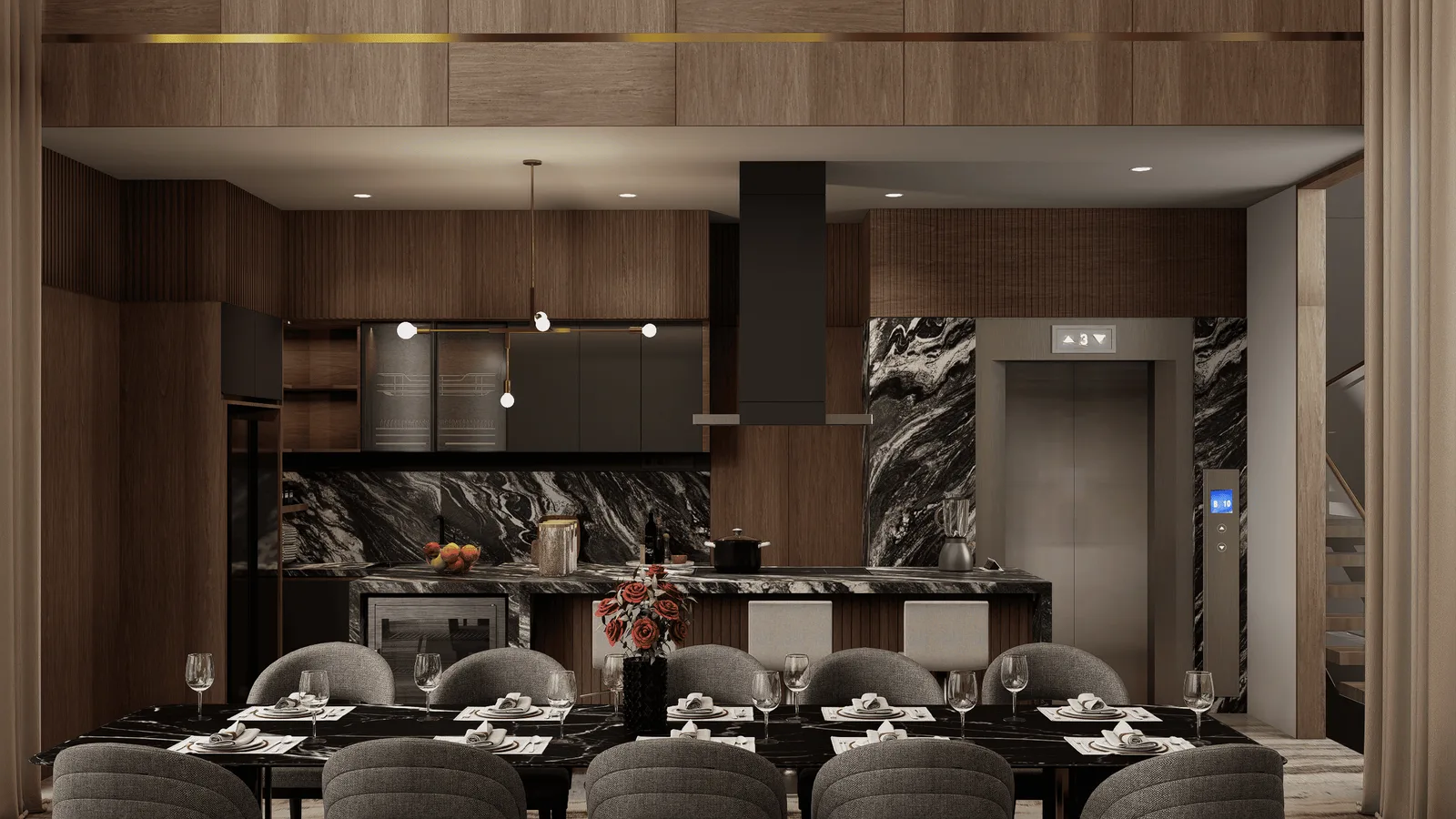 Livingroom + Kitchen