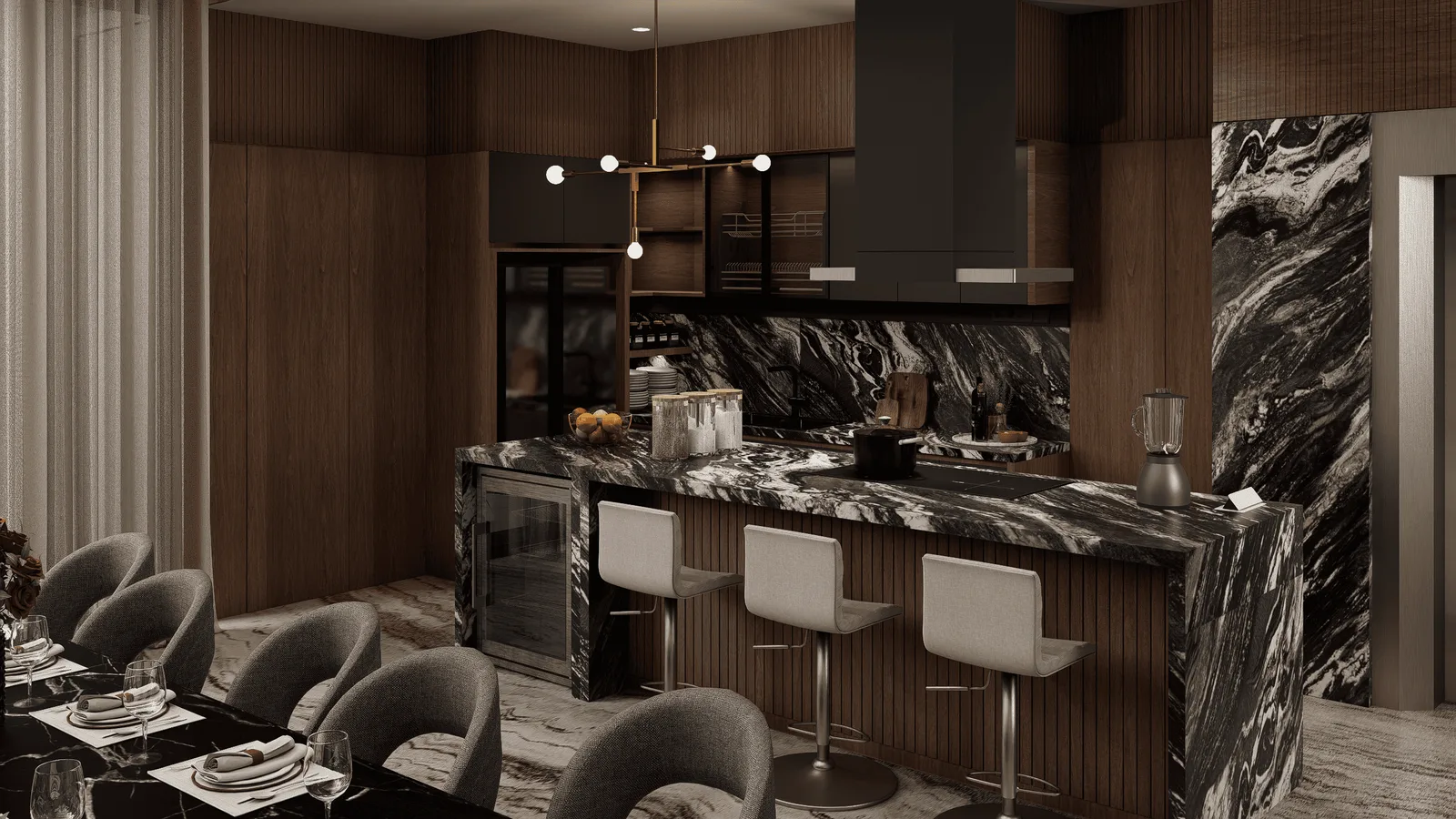 Livingroom + Kitchen
